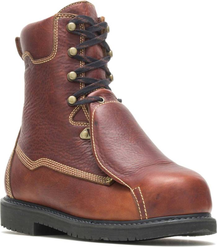 view #1 of: HYTEST 04065 Brown Electrical Hazard, Composite Toe, External Met-Guard Men's 10 Inch Boot