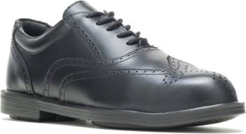 Oxford punta de ala, EH, con puntera de acero, negro, de hombre, Hush Puppies 05040 Professionals