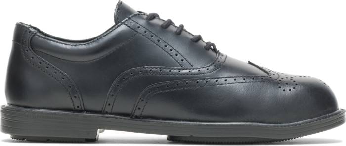 alternate view #2 of: Oxford punta de ala, EH, con puntera de acero, negro, de hombre, Hush Puppies 05040 Professionals