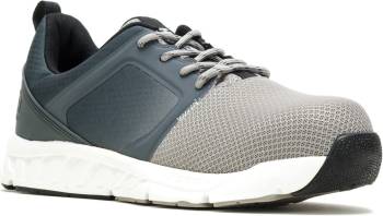 Oxford informal, SD, con puntera nano, gris, de hombre, HyTest 11502 Alastor Xergy