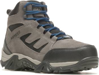 HYTEST 12222 Throttle, Men's, Grey, Comp Toe, EH, WP, Internal Metguard, Hiker, Work Boot