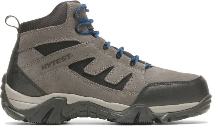 alternate view #2 of: HYTEST 12222 Throttle, Men's, Grey, Comp Toe, EH, WP, Internal Metguard, Hiker, Work Boot