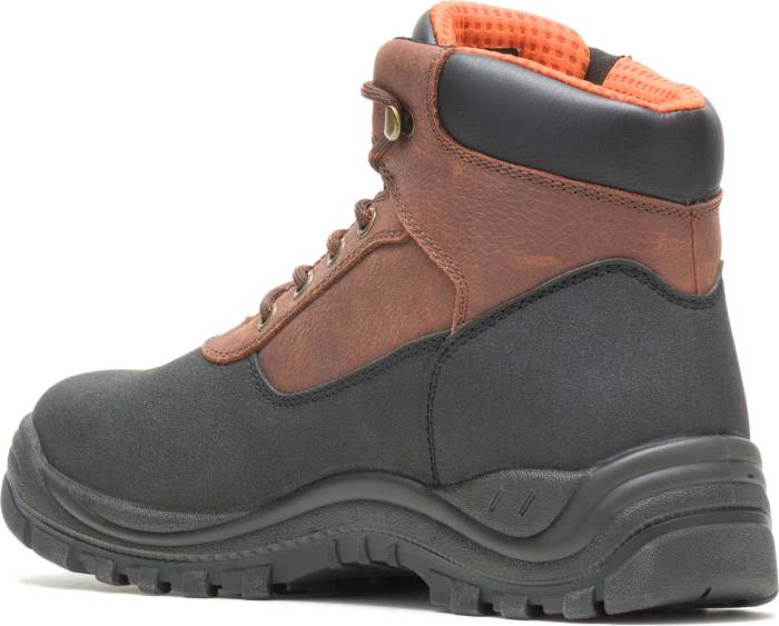 alternate view #3 of: HYTEST 13621 Knox, Men's, Black/Brown, Steel Toe, EH, PR, 6 Inch, WP Boot