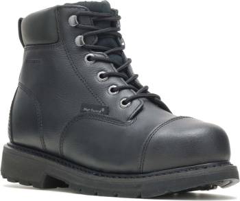 Bota de 6ápulgadas, WP, Mt, EH, con puntera de acero, negra, unisex HyTest 13810 Unisex