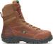 alternate view #2 of: HYTEST 14261 Brown Electrical Hazard, Composite Toe, Poron XRD Met-Guard, Waterproof, Non-Metallic Men's 8 Inch Boot