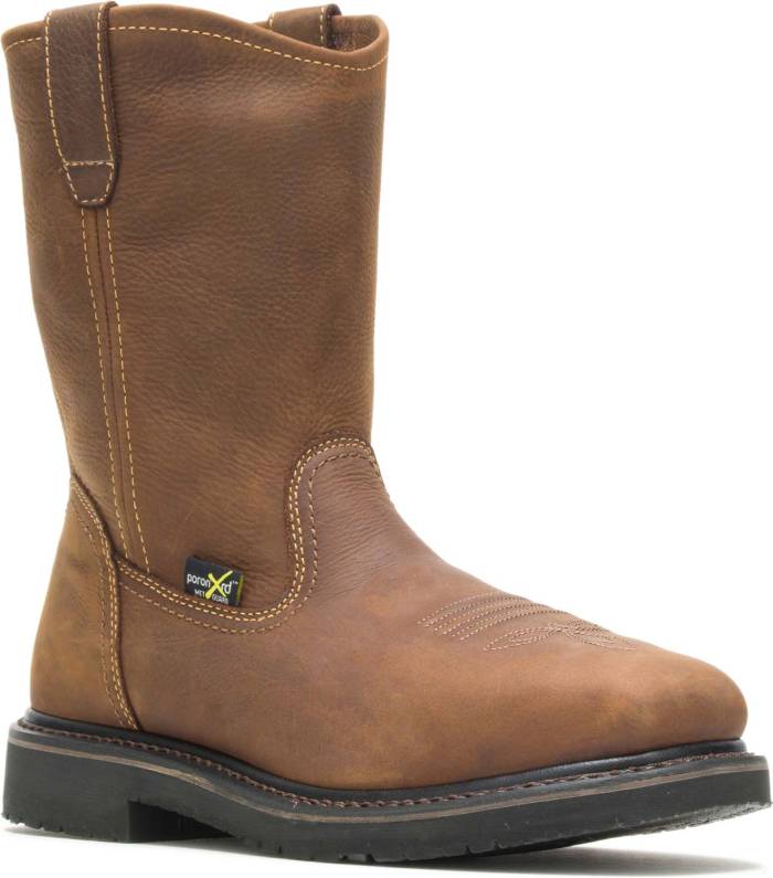 view #1 of: HYTEST 15021 Men's Brown Wellington XRD Internal Metatarsal Guard, Steel Toe, Electric Hazard