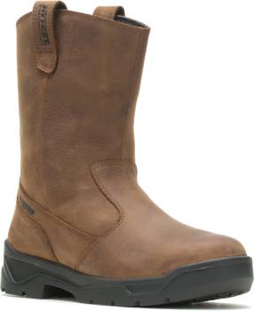 Bota de trabajo Wellington EH MT WP con puntera de acero, marrÝn, de hombre Hytest 15221 Knock