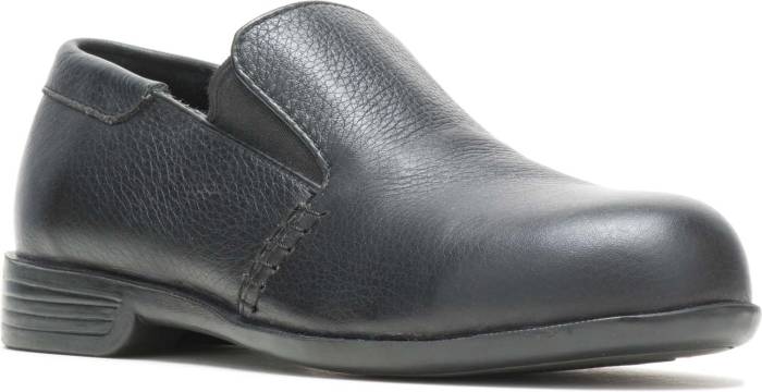 view #1 of: HYTEST 17170 Black Static Dissipating, Steel Toe, Women's Double Gore Slip On Dress Shoe