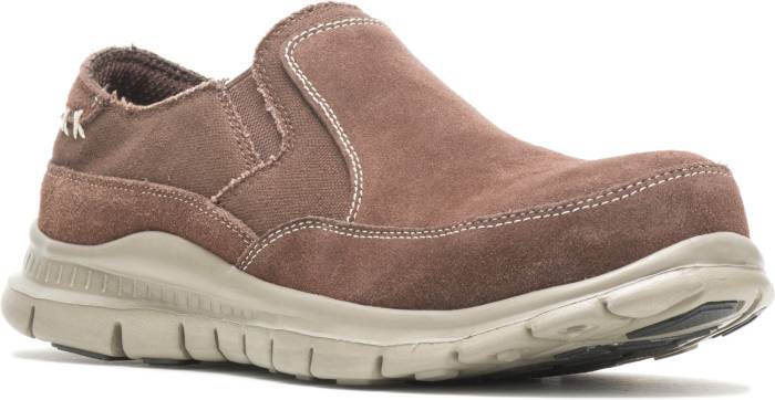 view #1 of: HYTEST 17304 Women's Brown, Steel Toe, EH, Twin Gore Slip On