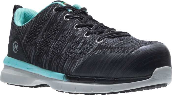 view #1 of: HYTEST 17650 HY-Ground HY-Light Women's, Black/Blue, Nano Toe, SD, Low Athletic