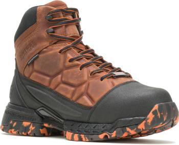 Bota de 6 pulgadas EH, Mt, WP, marrÝn, con puntera nano, para hombre HYTEST 23251 FootRests 2.0 Trio