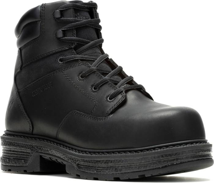 view #1 of: HYTEST FootRests 23470 Atlas, Men's, Black, Nano Toe, EH, WP, Slip Resistant, 6 Inch, Work Boot