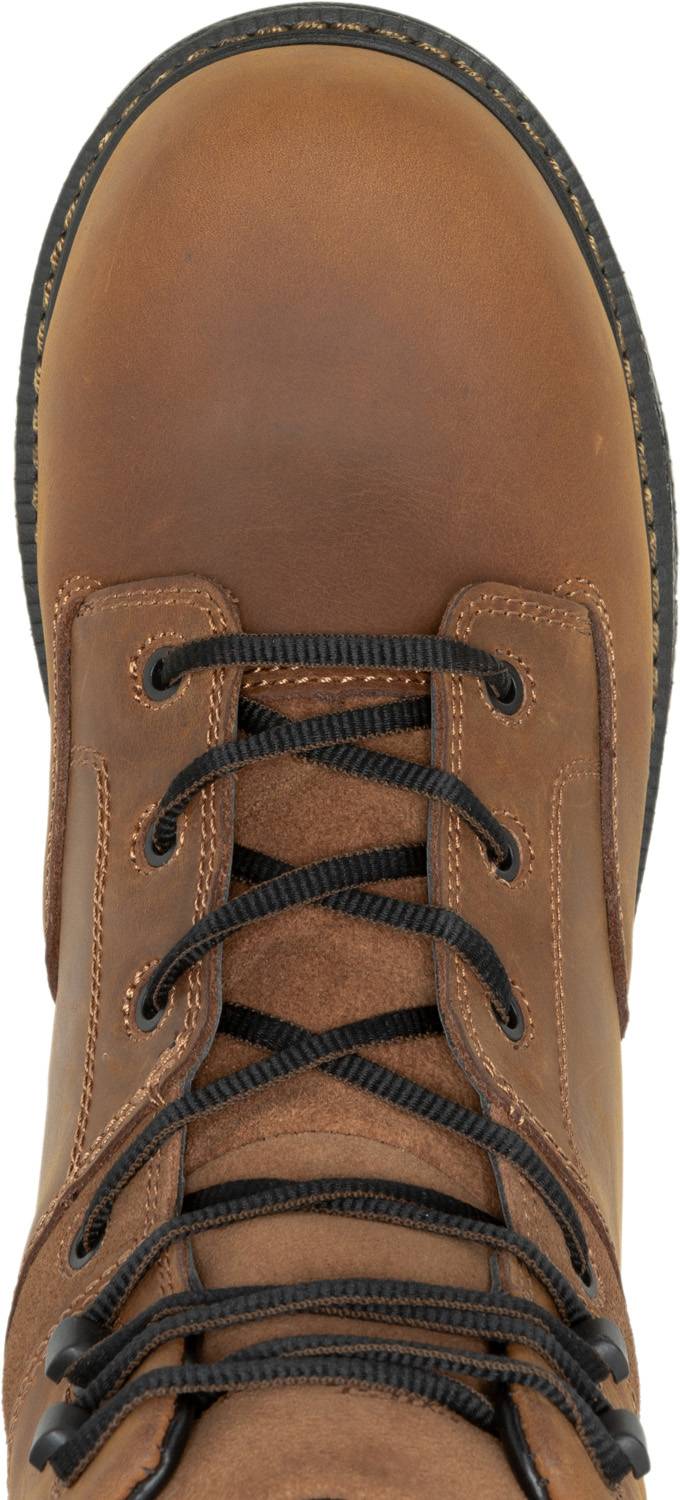 alternate view #4 of: HYTEST Footrests 23471 Atlas, Men's, Brown, Comp Toe, EH, WP, Slip Resistant, 6 Inch, Work Boot