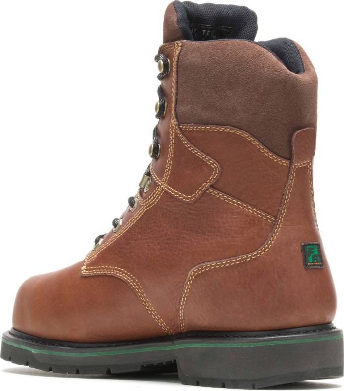 alternate view #3 of: HYTEST FootRests 24231 Brown Electrical Hazard, Composite Toe, Internal Met Guard, Waterproof Men's 8 Inch Work Boot