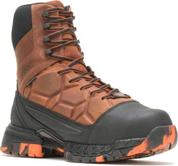 HYTEST 24251 Trio, Men's, Brown, Nano Toe, EH, Mt, Waterproof, 8 Inch Work Boot