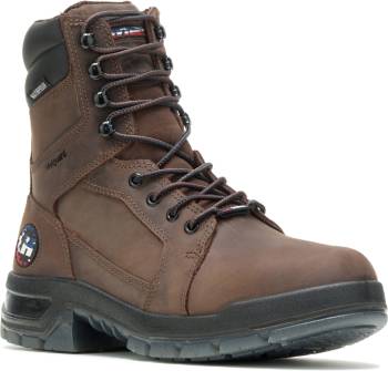 Bota EH Mt WP de 8ápulgadas marrÝn con puntera de acero, de hombre, HYTEST 44511 Admiral.