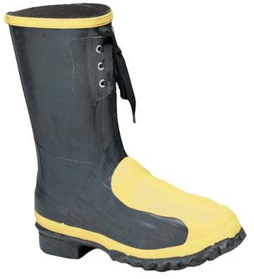 view #1 of: Bota de goma resistente a riesgos elÒctricos (EH), impermeable, resistente a las perforaciones, con protector metatarsal interno y puntera de acero de 12ápulgadas, LaCrosse LC228040, para hombre