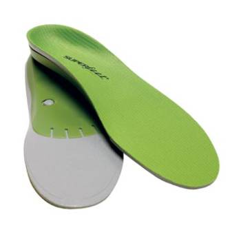 SUPER FEET WOMEN 4.5-6 MENS 3.5-5 INSOLE GREEN