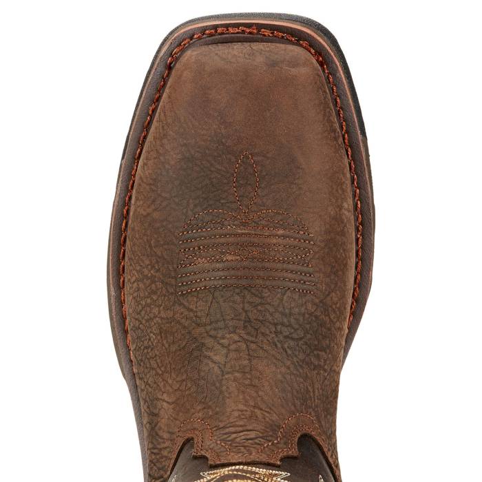 alternate view #3 of: Bota Pull-on, EH, WP, con puntera de composite, para hombre, Ariat AR10017420 Workhog