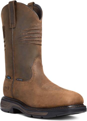 Bota de trabajo EH WP marrÝn desgastado con puntera de carbono, de hombre, Ariat AR10036002 WorkHog XT Patriot.