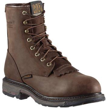 Bota con puntera de material compuesto SR, impermeable, de 8 pulgadas, marrÝn, para hombre, Ariat 1943 Workhog