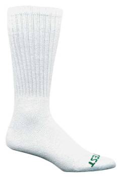 HYTEST AS279WHT-12PK BIGFOOT, Men's, White, Cotton Crew Sock