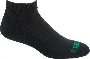 Calcet×n de algodÝn de corte bajo, negro, HyTest AS797BLK-12PK para hombre