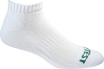 HyTest AS797WHT-12 PK Men's, White, Cotton, Low Cut Sock