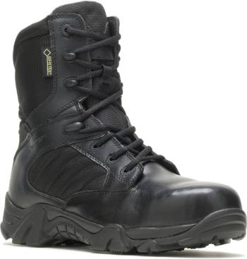 Bates BA2272 Black Composite Toe, Electrical Hazard, Side Zip, Waterproof, Men's Gore-Tex, 8 Inch Boot