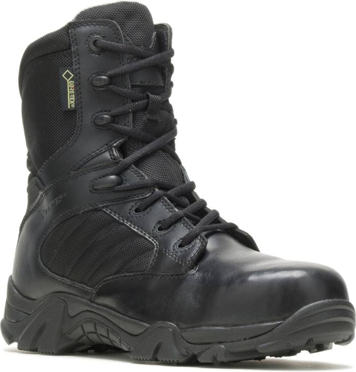 view #1 of: Bota de 8 pulgadas, Gore-Tex, con cremallera lateral, impermeable, para hombre, para riesgo elÒctrico, con puntera de material compuesto, negra, Bates BA2272