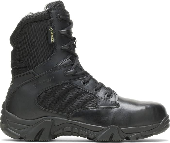 alternate view #2 of: Bates BA2272 Black Composite Toe, Electrical Hazard, Side Zip, Waterproof, Men's Gore-Tex, 8 Inch Boot