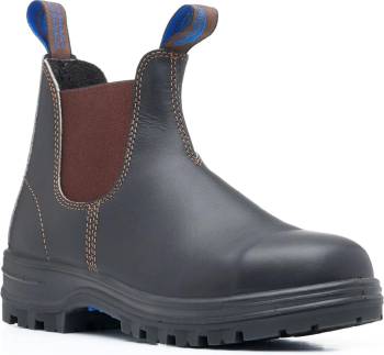 Bota Chelsea, EH, con puntera de acero, marrÝn fuerte, de hombre, Blundstone BL140