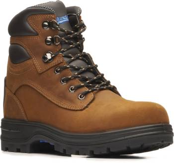 Bota de 6ápulgadas, EH, con puntera de acero, marrÝn, de hombre, Blundstone BL143