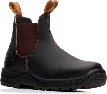 Bota Chelsea, EH, con puntera de acero, marrÝn fuerte, de hombre, Blundstone BL172