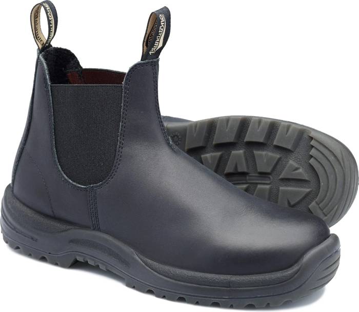 alternate view #4 of: Blundstone BL179 Men's, Black, Steel Toe, EH, PR, Chelsea Boot