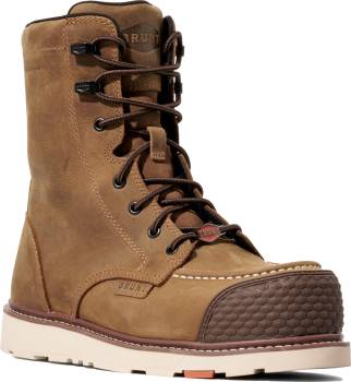 BRUNT Workwear BRF10007-001 Marin, Men's, Brown, Comp Toe, EH, WP, Slip Resistant, 8 Inch, Work Boot