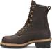 alternate view #3 of: Carolina CA1421 Elm, Women's, Dark Brown, Steel Toe, EH, 8 Inch, Logger, Work Boot