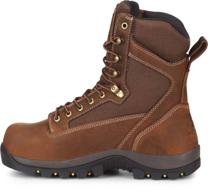 alternate view #3 of: Carolina CA4515 Forrest, Men's, Brown, Comp Toe, EH, WP/Insulated, 8 Inch Boot