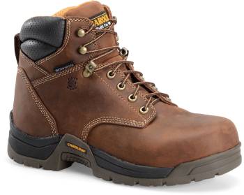 Carolina CA5020 Bruno Lo, Brown, Soft Toe, EH, WP, Slip Resistant, 6 Inch, Work Boot