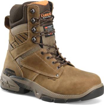 Carolina CA5547 Duke, Men's, Dark Brown, Comp Toe, EH, WP/Insulated, 8 Inch, Work Boot