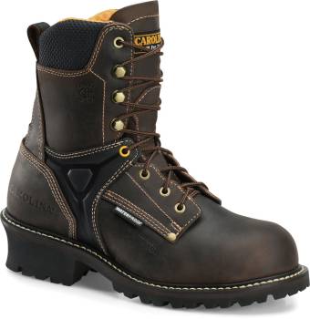 Carolina CA6921 Timber, Men's, Walnut, Comp Toe, EH, WP, 8 Inch Logger