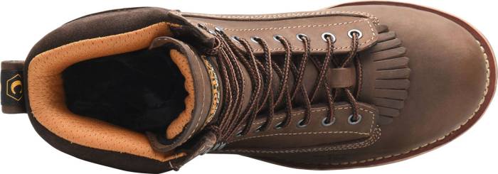 alternate view #4 of: Carolina CA7522 Men's, Brown, Comp Toe, EH, Waterproof, Lace-to-Toe Logger