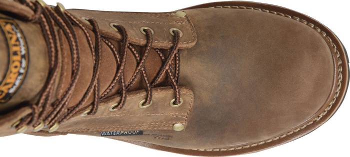 alternate view #4 of: Carolina CA9852 Poplar, Men's, Brown, Comp Toe, EH, WP, 8 Inch Boot