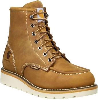 Bota de trabajo de 6 pulgadas WP EH, en forma de cu±a con puntera de acero, marrÝn de mujer Carhartt CFW6225-W