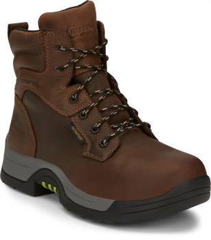 Chippewa CH31001 Fabricator, para hombre, Tawny Brown, con puntera comp, EH, WP, 6 pulgadas, Work Boot