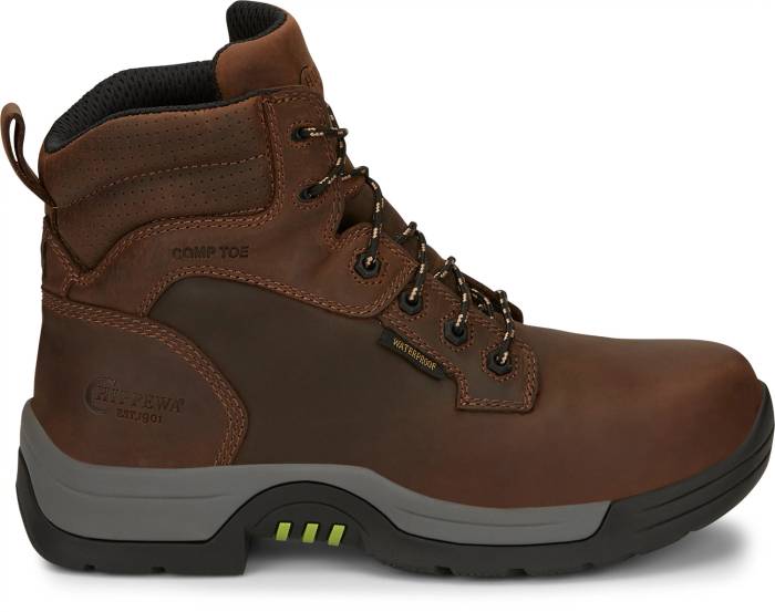 alternate view #2 of: Chippewa CH31001 Fabricator, Men's, Tawny Brown, Comp Toe, EH, WP, 6 Inch, Work Boot