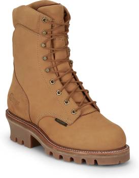 Bota de trabajo le±adora de 9 pulgadas con aislamiento EH WP, con puntera de acero para hombre Chippewa CH59417 Super DNA