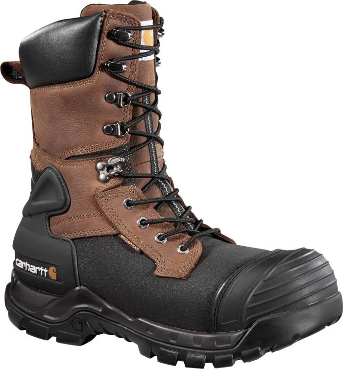 view #1 of: Carhartt CMC1259 Yukon, Men's, Coffee, Comp Toe, EH, WP/Insulated, 10 Inch, Work Boot