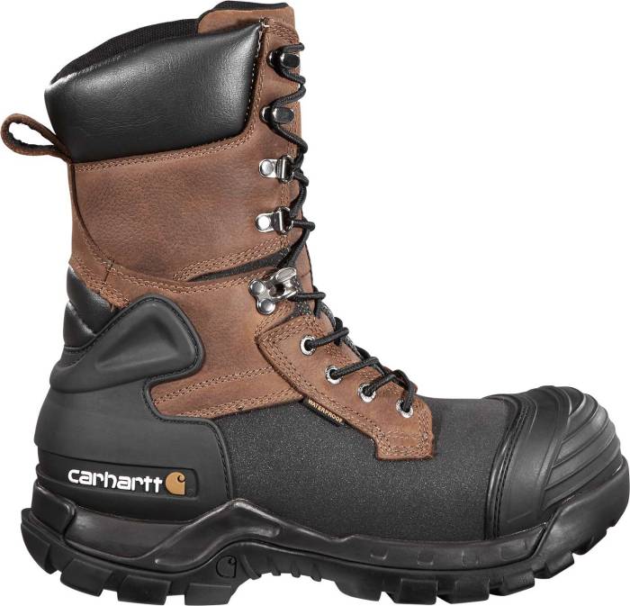 alternate view #2 of: Carhartt CMC1259 Yukon, Men's, Coffee, Comp Toe, EH, WP/Insulated, 10 Inch, Work Boot