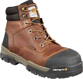 Bota de 6ápulgadas EH WP con puntera de material compuesto, marrÝn de hombre Carhartt CME6355 Ground Force